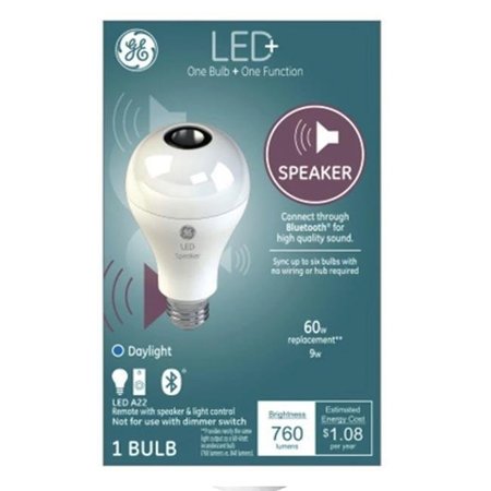 Current G E Lighting 264967 9W LED Plus Speaker Light Bulb 264967